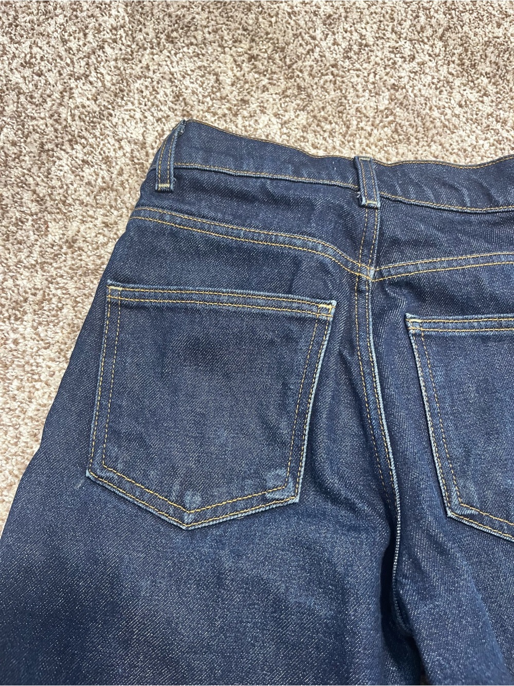 Zara High Rise Wide Leg Jeans Dark Wash Denim Size 2 EU 34 - Picture 11 of 11